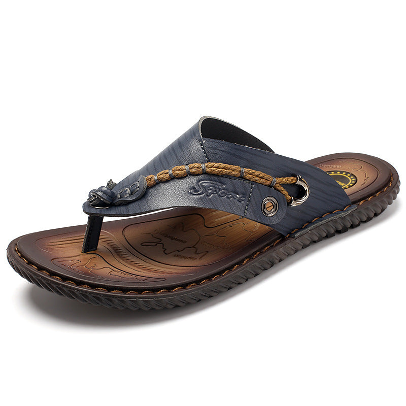 Herren Sportliche und strapazierfähige Zehentrenner-Sandalen mit rutschfester Sohle R&B