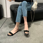 Damen Elegante und bequeme Sandalen mit dekorativem Schleifenakzent R&B