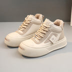 Damen Hohe Winter Sneakers mit kuscheligem Innenfutter und rutschfester Sohle R&B