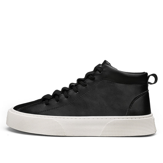 Damen High-Top Sneakers aus hochwertigem Kunstleder mit rutschfester Sohle R&B