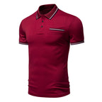 Herren Poloshirt mit kontrastierenden Akzenten und modernem Schnitt