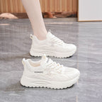 Damen Sportliche Luftige Sneakers mit atmungsaktivem Mesh und stoßdämpfender Sohle R&B