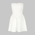 Damen Bustierkleid mit ausgestelltem Rock EB