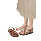 Damen komfortable Zehensandalen mit rutschfester Sohle R&B