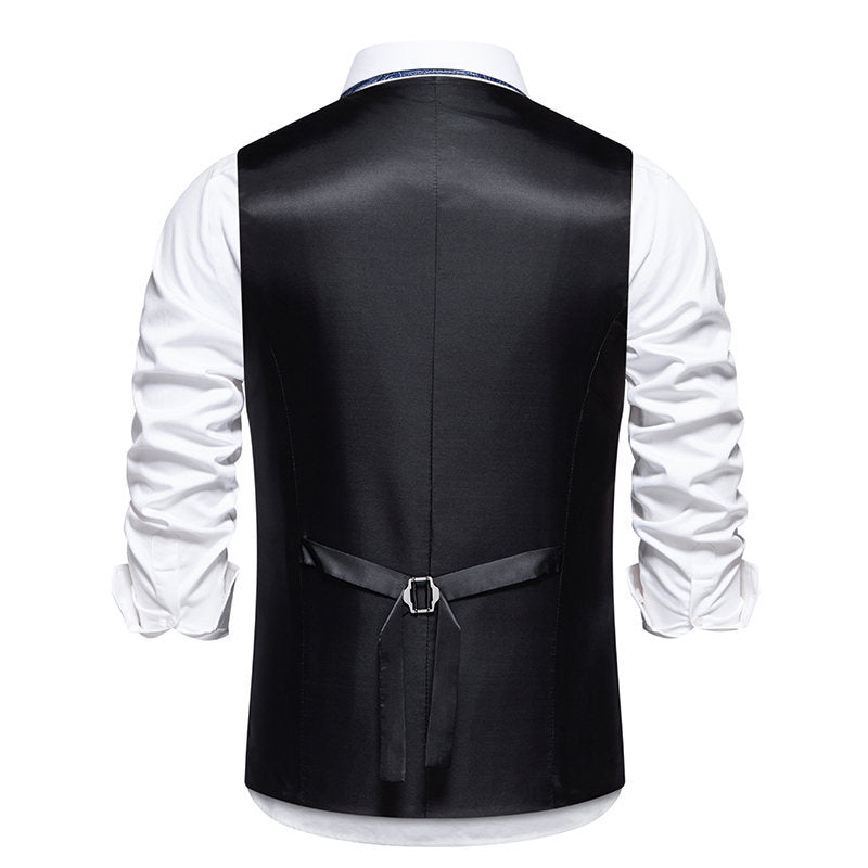 Herren elegante Anzugweste mit stilvollem Schnitt und hochwertigen Details