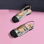 Damen Sling-Sandalen mit modischem Riemendesign und komfortablem Fußbett R&B