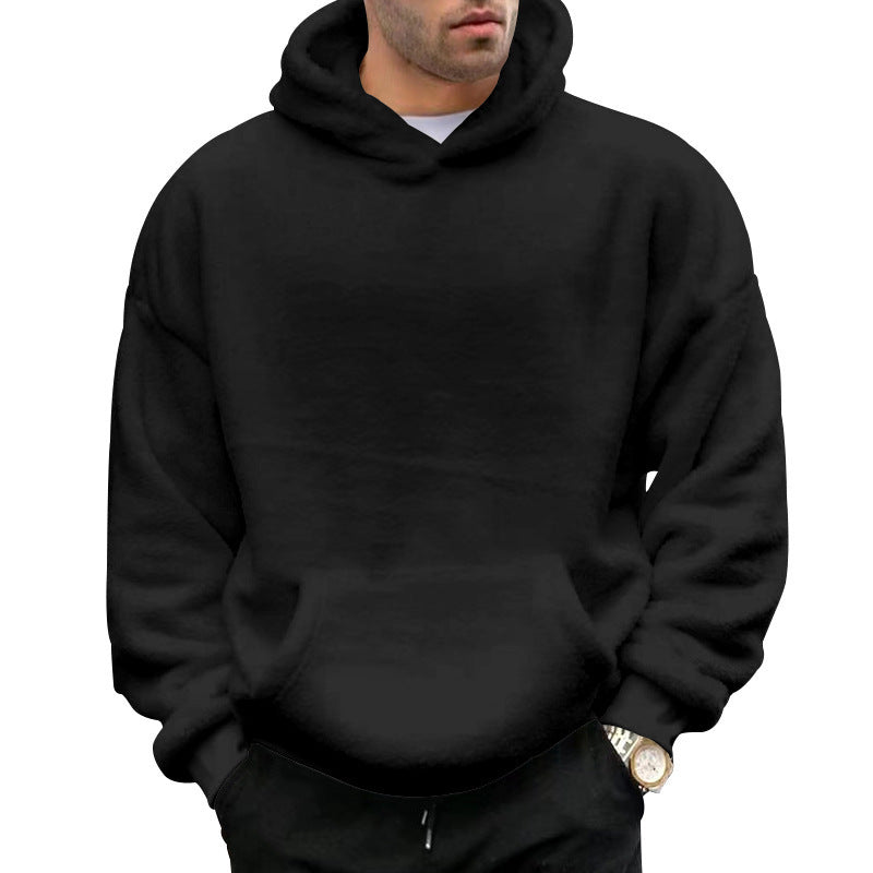 Herren bequemer Oversized Kapuzenpullover R&B