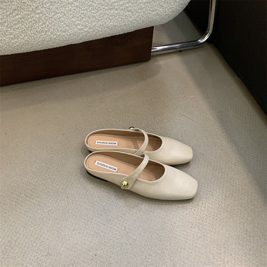 Damen elegante Sling-Ballerinas mit modischem Riemchen R&B
