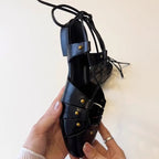 Damen Halbschuhe mit modischem Schnürdesign und stilvollen Studdetails R&B