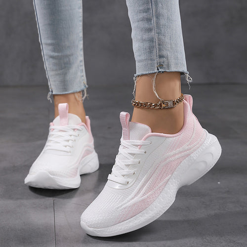 Damen atmungsaktive Freizeitschuhe mit elastischem Design R&B