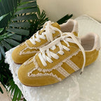 Damen Sneaker mit verspieltem Spitzen-Design und komfortabler Sohle R&B