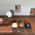 Damen modische Pantoletten mit stilvollen Riemchen und ergonomischem Fußbett R&B