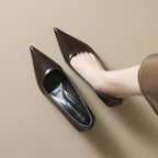 Damen elegante Pumps mit spitzem Zehenbereich und zeitlosem Design