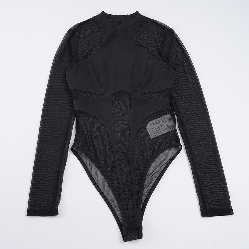Damen Hightech Bodysuit mit innovativem Mesh-Design R&B