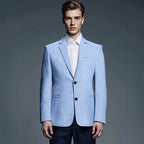 Herren eleganter strukturierten Anzugjacke R&B