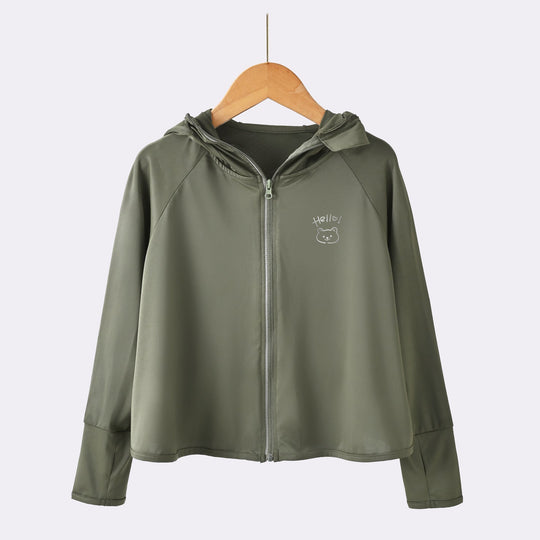 Damen Kapuzenjacke mit süßem Tiermotiv R&B