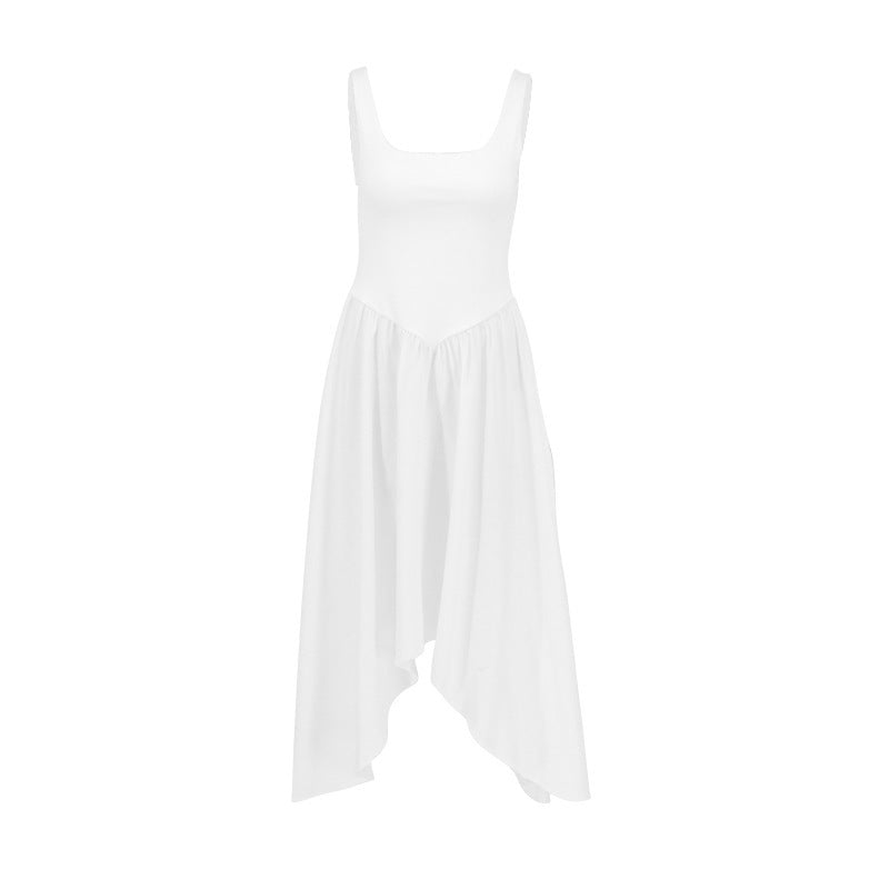 Damen Maxikleid mit schmalem Schnitt und elegantem quadratischen Ausschnitt R&B