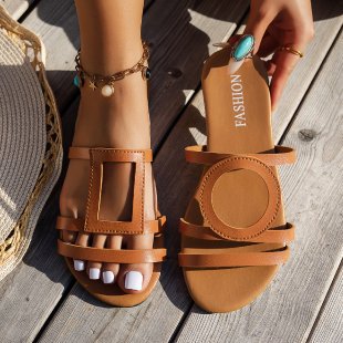 Damen Riemchen-Sandalen mit eleganten Ausschnitten und komfortabler Fußbettung R&B