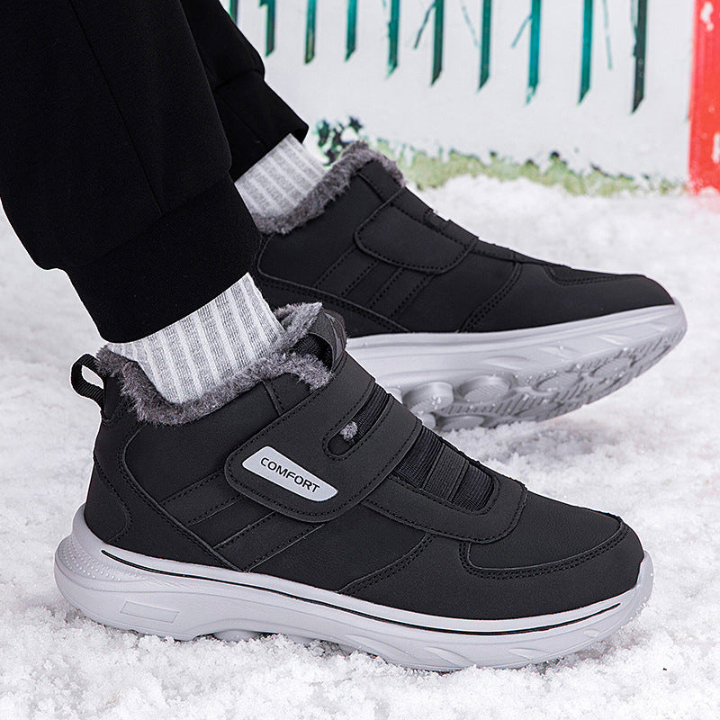 Damen isolierte Winter-Sneaker mit praktischem Klettverschluss und weichem Innenfutter R&B