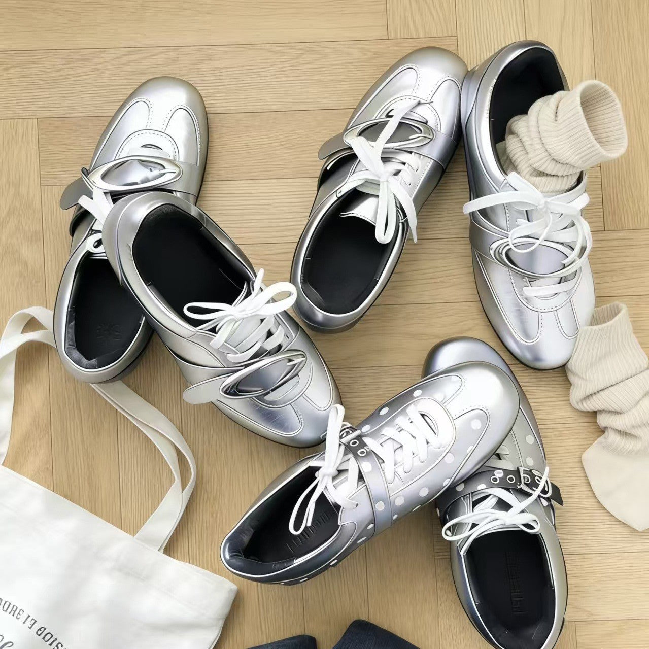Damen Sportliche Sneaker mit innovativem Design und reflektierendem Obermaterial R&B