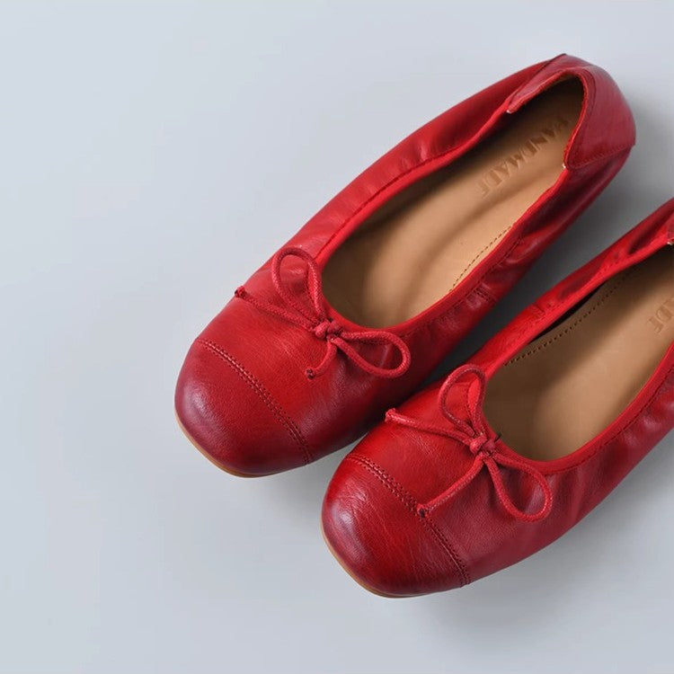 Damen Ballerinas mit elegantem Schleifen-Design und bequemer Passform R&B