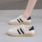 Damen Sportliche Sneakers mit modischen Streifen und dämpfender Sohle