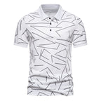 Herren Poloshirt mit modernem Grafikdesign