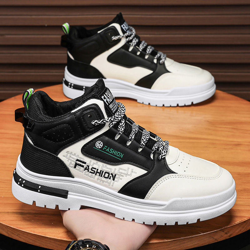 Damen Sportliche High-Top Sneakers mit atmungsaktiver Konstruktion und rutschfester Sohle EB