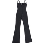 Damen Figurbetonter Jumpsuit mit raffinierter Schnürung R&B