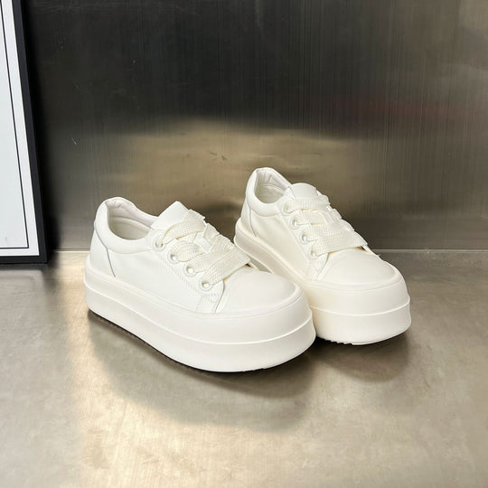 Damen Plattform Sneakers mit modischem Design und atmungsaktiver Obermaterialzusammensetzung R&B