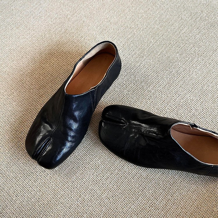 Damen elegante Mokassins mit zusätzlicher Zehenfreigabe R&B