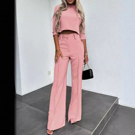 R&B | Eleganz Tailliertes Herbst-Hosenset für Stilvolle Looks