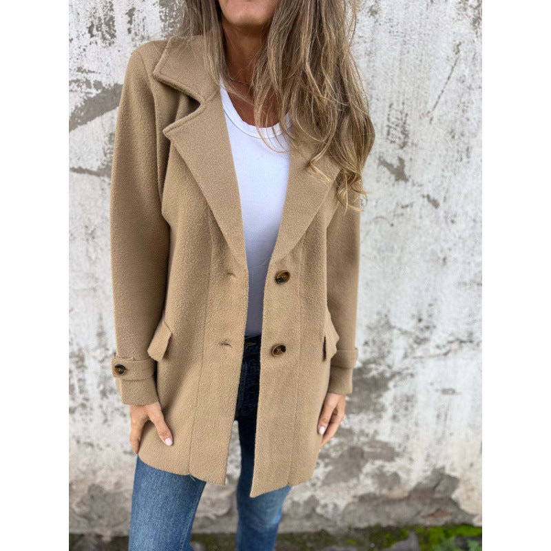 Damen elegante und bequeme Blazerjacke R&B