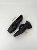 Damen Ballerina-Schuhe mit raffiniertem Cross-Over-Riemen und weichem Leder