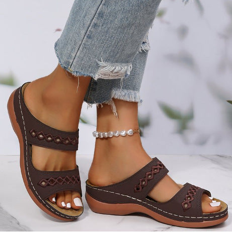 Damen Sandalen mit verstellbaren TragR&Bändern und ergonomischem Fußbett R&B