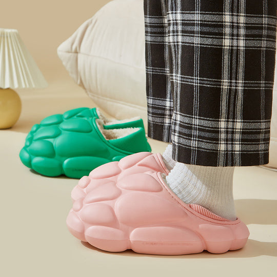 Damen Hausschuhe mit rutschfester Sohle und kuscheligem Innenfutter R&B
