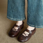 Damen Ballerinas mit verstellbarem Riemchen R&B