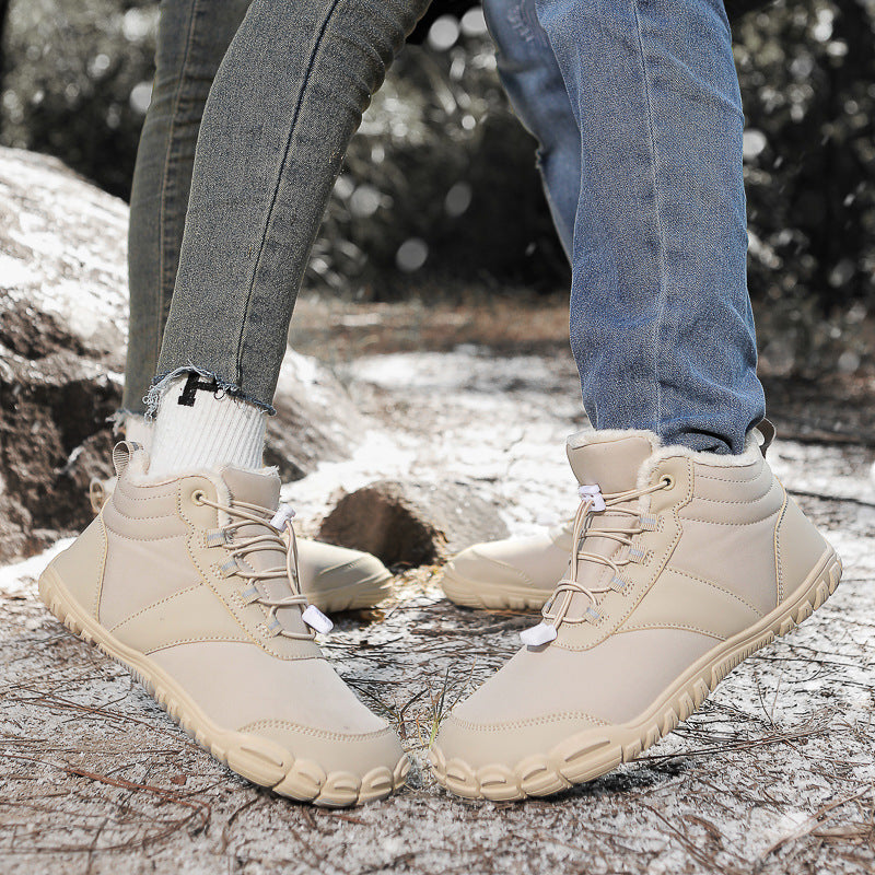 Damen isolierte Wanderschuhe mit wasserabweisendem Obermaterial und rutschfester Sohle
