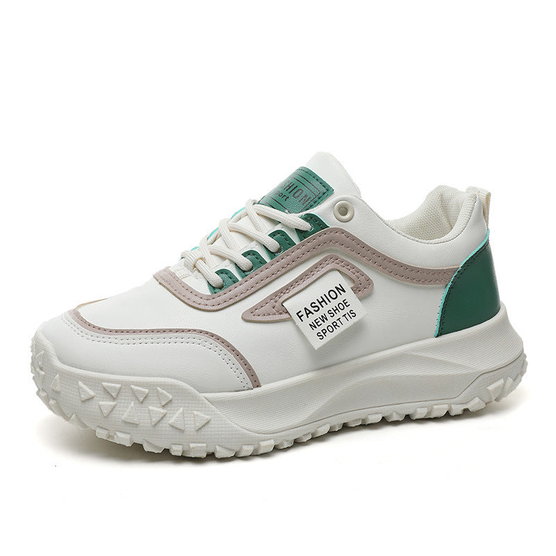 Damen sportliche Sneakers mit rutschfester Profilsohle und atmungsaktiver Obermaterialstruktur R&B
