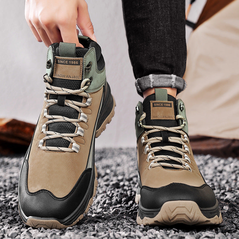 Damen Wanderschuhe mit rutschfester Profilsohle und atmungsaktivem Obermaterial
