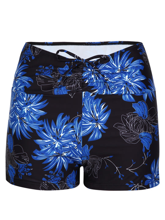 Damen Bikini-Höschen mit hohem Bund und raffinierten Rüschendetails R&B