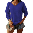 Damen lässiger Strickpullover R&B