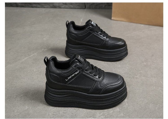 Damen modische Plateau-Sneaker mit strukturiertem Obermaterial und komfortablem Dämpfungssystem R&B