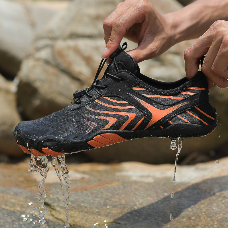 Damen Multifunktionale Wassersportschuhe mit rutschfester Sohle und elastischem Schnellschnürsystem R&B