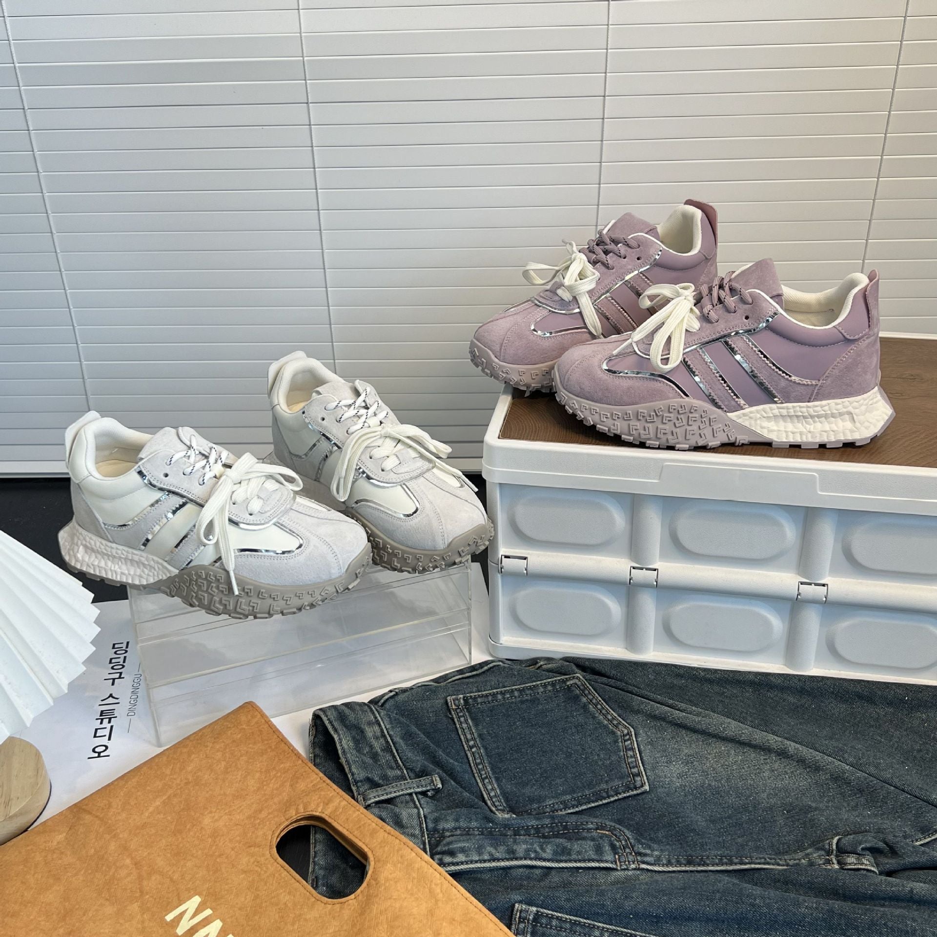 Damen Sportliche Sneakers mit modernem Design und komfortabler Sohle R&B