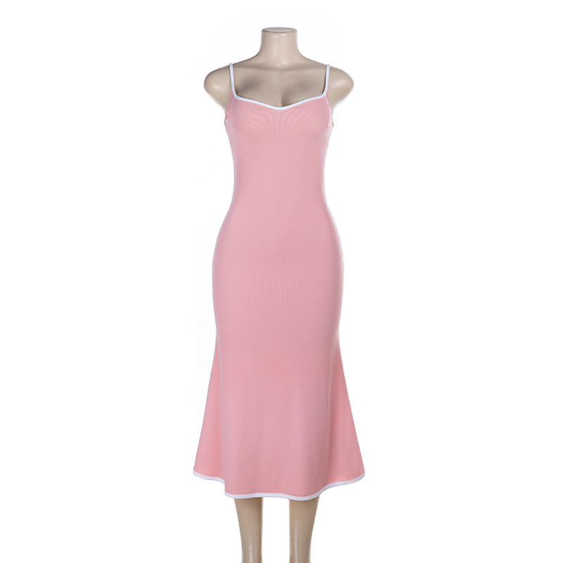Damen Elegantes Maxikleid mit femininer Silhouette und feinen Trägern R&B