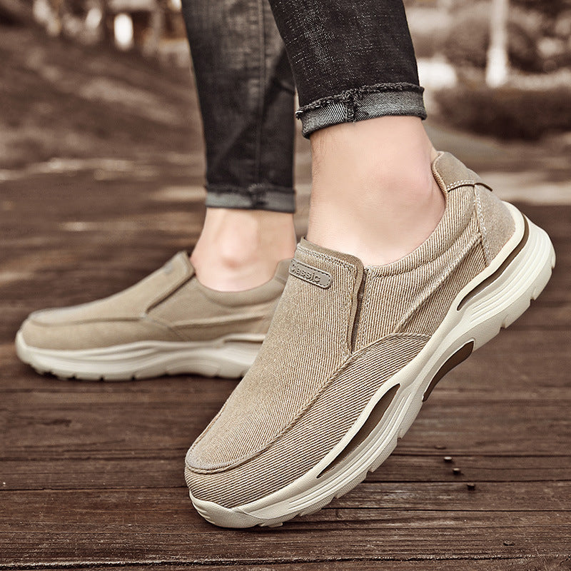 Damen Bequeme Slip-On Sneakers mit elastischen Materialien und luftdurchlässiger Struktur R&B