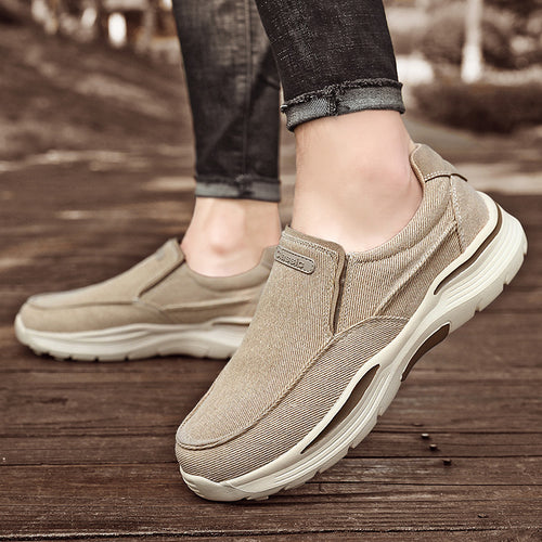 Damen Bequeme Slip-On Sneakers mit elastischen Materialien und luftdurchlässiger Struktur R&B