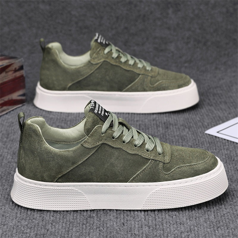 Damen modische Sneakers aus hochwertigem Wildleder mit atmungsaktivem Innenfutter R&B