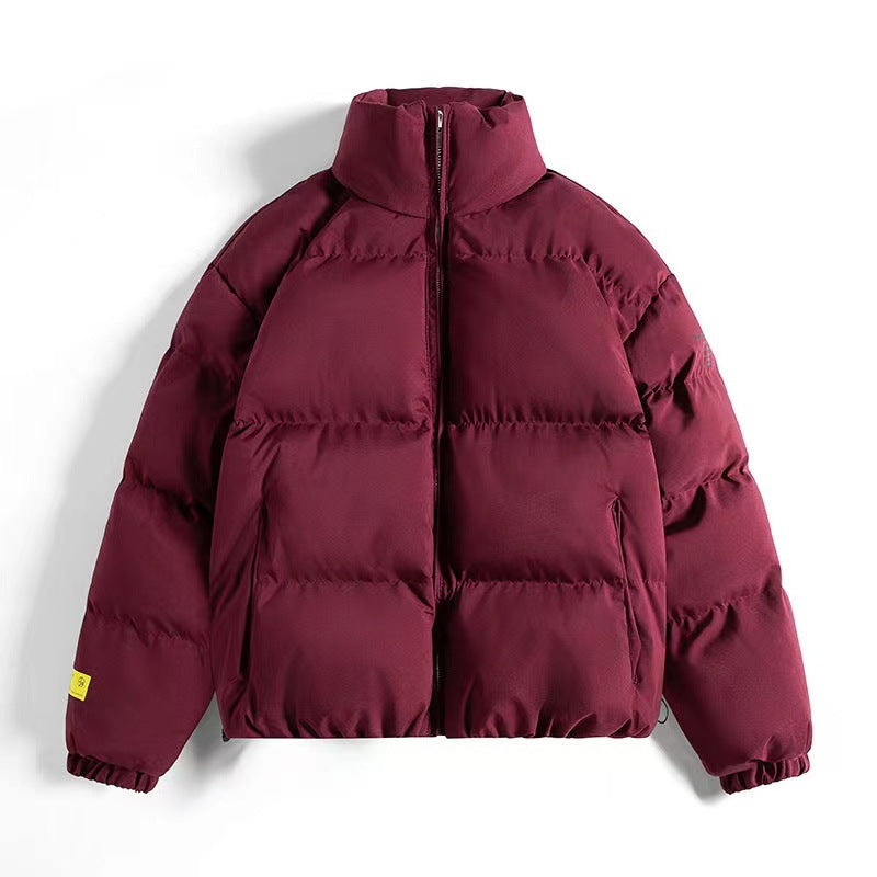 Damen modische Steppjacke mit hohem Kragen und praktischen Taschen R&B